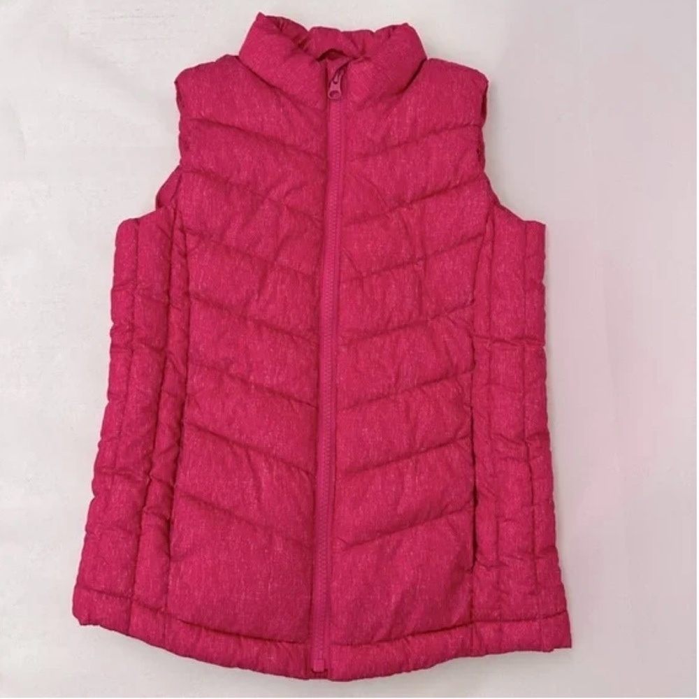Girl’s Gap Pink Puffer Vest Size M